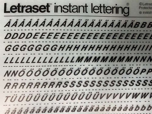 Letraset isometrico