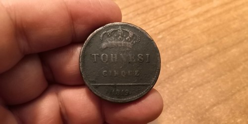 Tornesi 1819 regno due - 5, 1819,