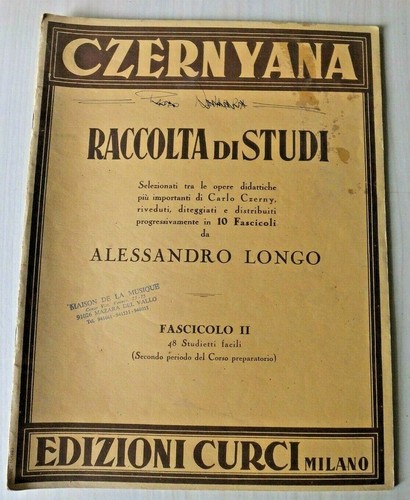 Czernyana raccolta di - -, studi