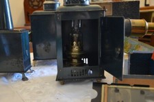 tre lanterne magiche e vetrini colorati fine 800 inizi 900 condizioni perfette