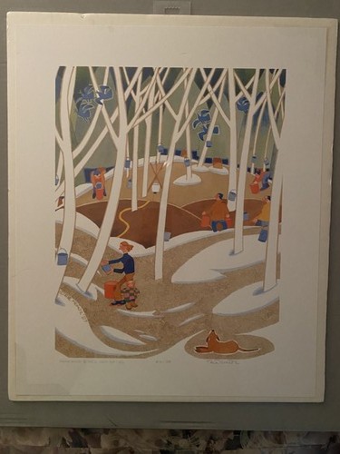 Gathering birch sap hain - gathering, |