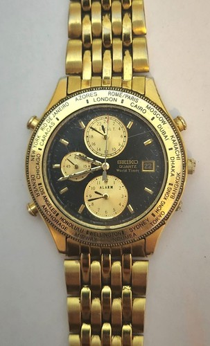 Orologio seiko 5t52 - 5t52-7a2a, world