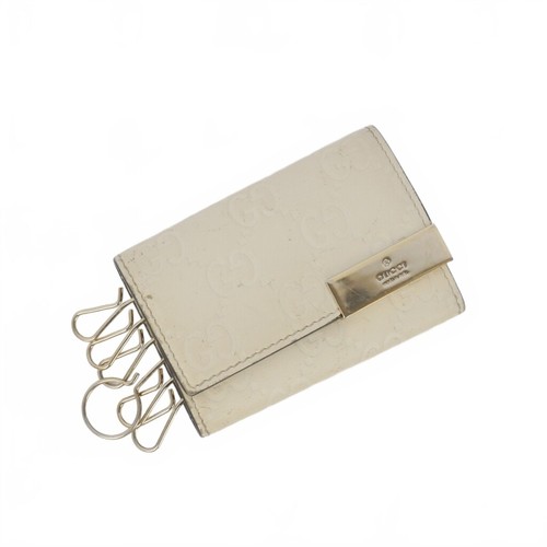 Gucci logo portachiavi - gg, 6