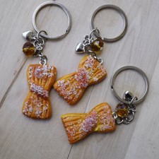 Portachiavi merendine Nastrine mulino bianco in fimo creato a mano