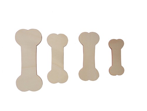 Sagome ossi legno set - in,