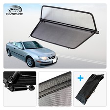 Frangivento per Saab 900/9-3 YS3F (2004-2014) - Pieghevole - Nero