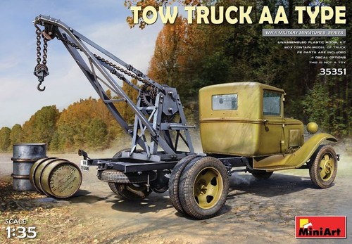Miniart tow truck aa type - miniart,