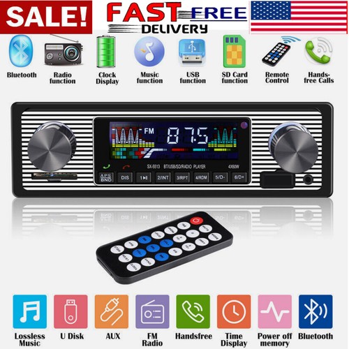 Bluetooth vintage autoradio - vintage, fm