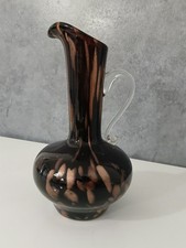 Vaso Anfora Vetro di Murano Sommerso Vintage Anni 70 20cm