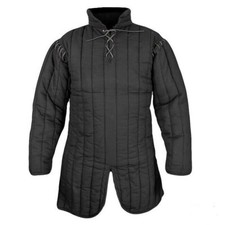 Gambeson Medievale Spessa Imbottito Costume Rievocazione Rinascimentale...
