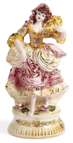 Statuina capodimonte donna - statuina,