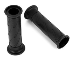 MANOPOLE MOTO SCOOTER STRADALI Nere ON ROAD UNIVERSALI Forate lunghe 124 12,4