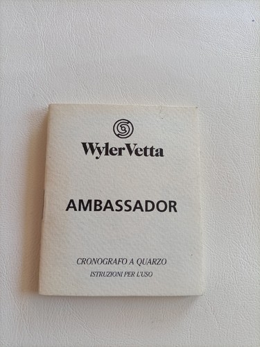 Wyler vetta ambassador - wyler,