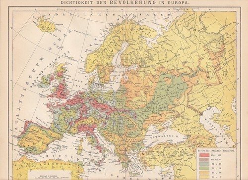 Europa bevölkerungsdichte - europa,