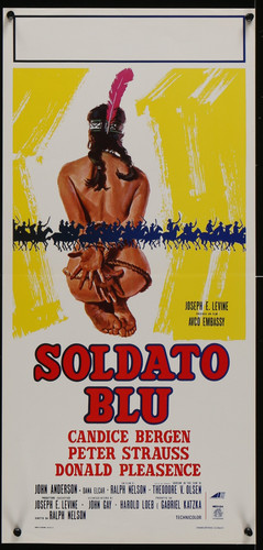 Soldier blue 1970 poster - blue,