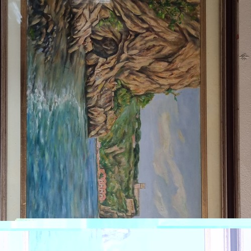 Dipinto paesaggio marino