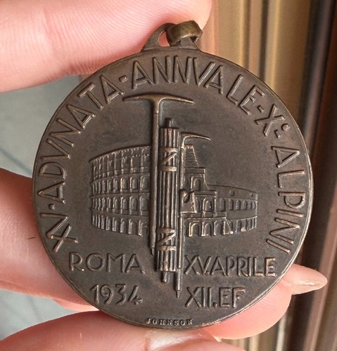 Medaglia adunata alpini roma - adunata,