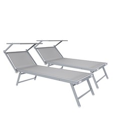 Coppia di lettini prendisole