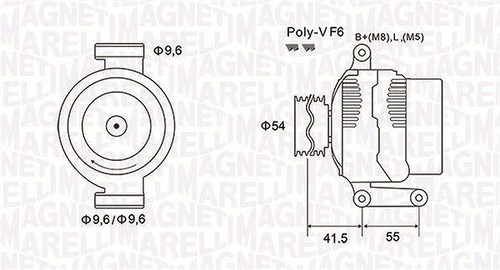 Alternatore magneti marelli - magneti,