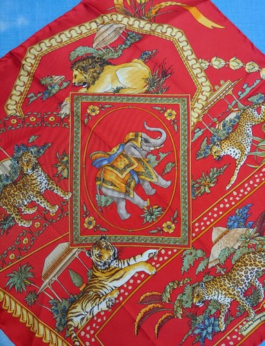 Foulard pochette silk vintage - foulard,
