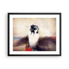 Poster 50x40cm donna recita