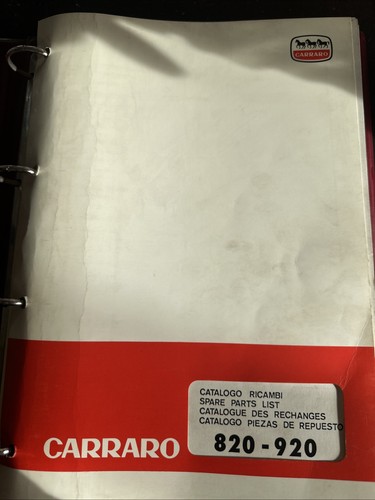 Catalogo ricambi carraro - catalogo,