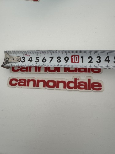 Cannondale 5cm decals - 2x, 13,5cm