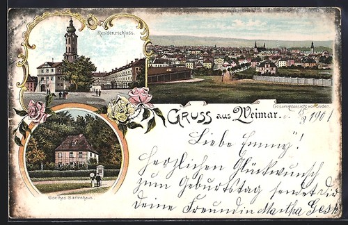 Litografia weimar turingia - /,