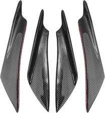 4pcs auto fibra di carbonio