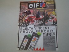 advertising Pubblicità 1995 ELF e MICHAEL MICK DOOHAN/LORIS CAPIROSSI
