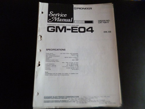 Manuale servizio originale - di,