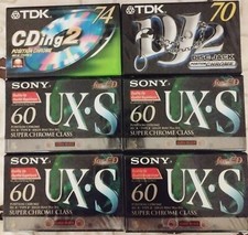 (N. 6)  audiocassette vergini