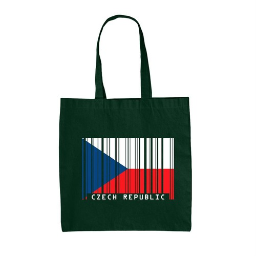 Borsa tela con bandiera - borsa, in