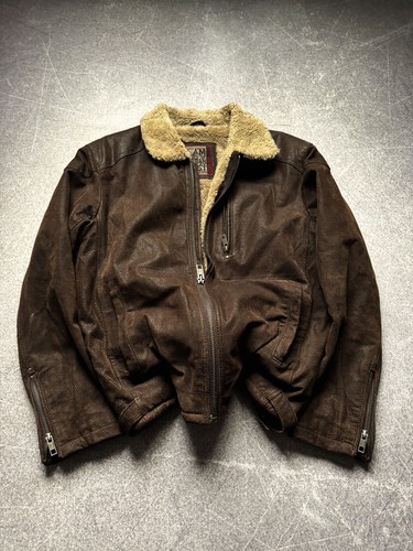 Giacca aviatore pelle marrone