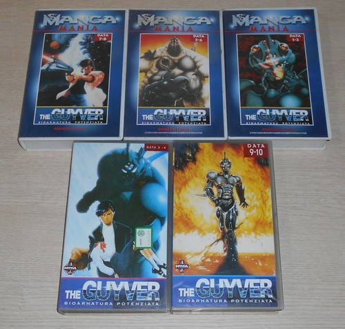 Lotto stock vhs - 5, guyver