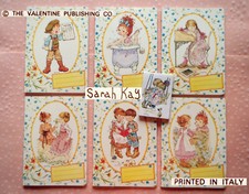 ? SARAH KAY Vintage 1980 QUADERNI collezione serie completa + Mini Notes Blocco