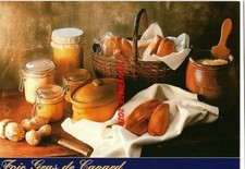 FOIE GRAS DE CANARD RICETTA FUNGHI BOLETI MUSHROOM CHAMPIGNONS PILZ Cartolina fr