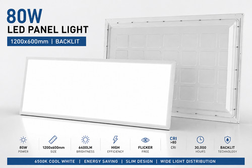Plafoniera 80w - plafoniera, 6x