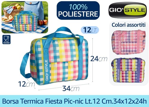 Borsa termica fiesta picnic - borsa,