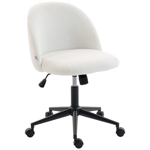 Homcom desk chair fluffy - homcom,