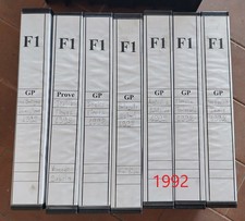 Lotto No. 7 cassette VHS Gran Premi Formula 1 stagione 1992 - GP F1