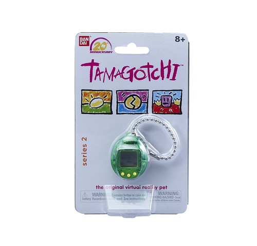 Tamagotchi verde trasparente - tamagotchi,