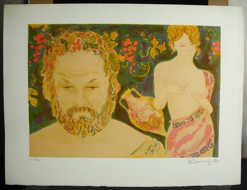 Alain bonnefoit estampe - alain,