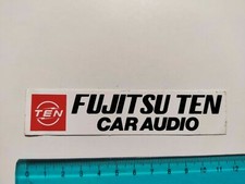 Adesivo fujitsu ten car audio - adesivo,