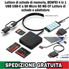 Lettore di schede 4 in 1