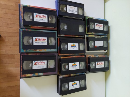 Vhs disney con custodia - vhs,