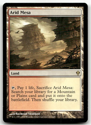 Arid mesa 211 - arid, zendikar
