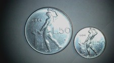 Monete lire italia - 2,
