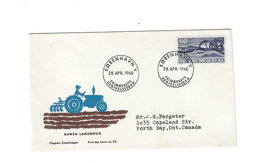 Danimarca 1960 fdc - danimarca,