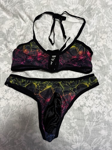 Set bikini pezzi reggicalze - set,